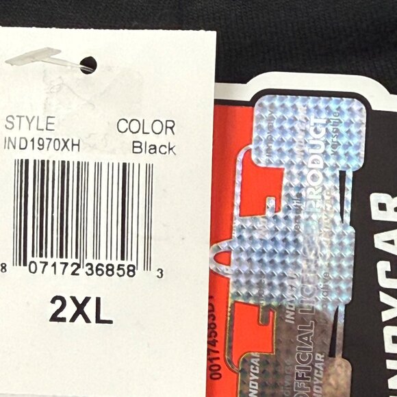 Team Penske IndyCar Men's Black Fleece Graphic Logo Hoodie Sweatshirt Sz 2XL NWT - Picture 10 of 12